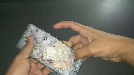 How to make a wallet using hot glue gun