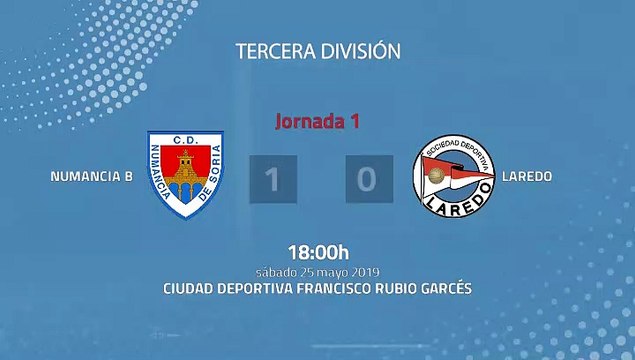 Resumen partido entre Numancia B y Laredo Jornada 1 Tercera División - Play Offs Ascenso