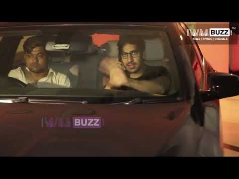 Ranbir Kapoor, Alia Bhatt and Ayan Mukerji at Karan Johar's house