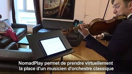 Avec Renaud Capuçon, l'appli NomadPlay, ou l'orchestre chez soi