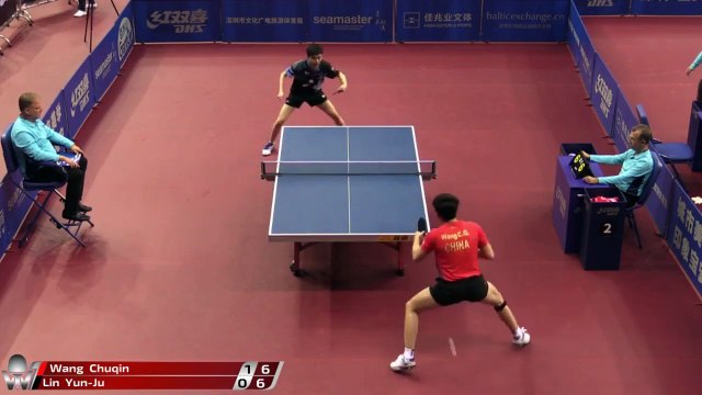 Wang Chuqin vs Lin Yun-Ju | 2019 ITTF China Open Highlights (Pre)