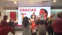 Vara celebra la victoria del PSOE en Extremadura