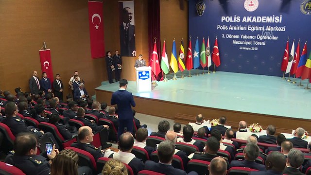 Polis Akademisinde yabancı öğrencilerin mezuniyet heyecanı - ANKARA