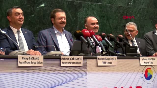 KAYSERİ Hisarcıklıoğlu: 81 ilin 80'nine yaptığım ziyaretlerde Kayseri'yi örnek gösterdim