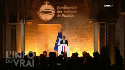La passion des catholiques pour Macron - L'Info du Vrai du 29/05 - CANAL+