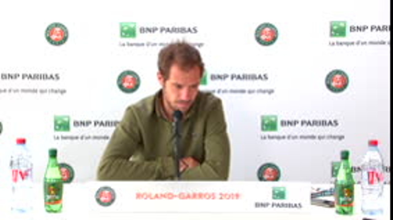 Roland-Garros - Gasquet : "Toujours pénible de perdre"