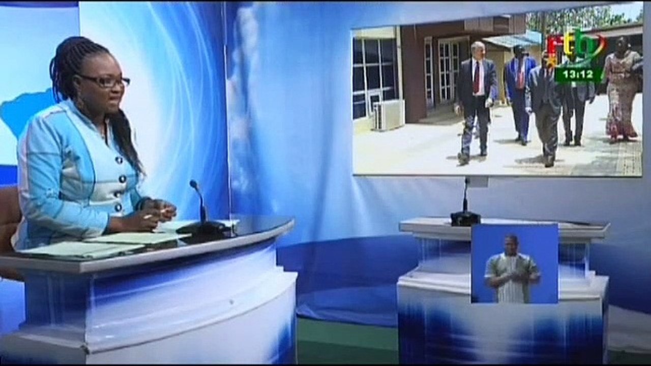 RTB/Visite de l’ambassadeur de l’Allemagne à l’université Aube nouvelle de Ouagadougou