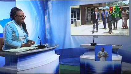 RTB/Visite de l’ambassadeur de l’Allemagne à l’université Aube nouvelle de Ouagadougou