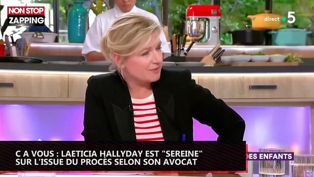C à vous : Laeticia Hallyday sereine sur l'issue du procès selon son avocat (vidéo)