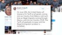 Trump impondrá aranceles del 5 % a productos de México