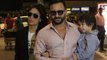 Taimur Ali Khan leaves for London with Kareena Kapoor Khan & Saif Ali Khan; Watch Video | FilmiBeat