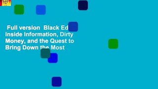 Full version  Black Edge: Inside Information, Dirty Money, and the Quest to Bring Down the Most