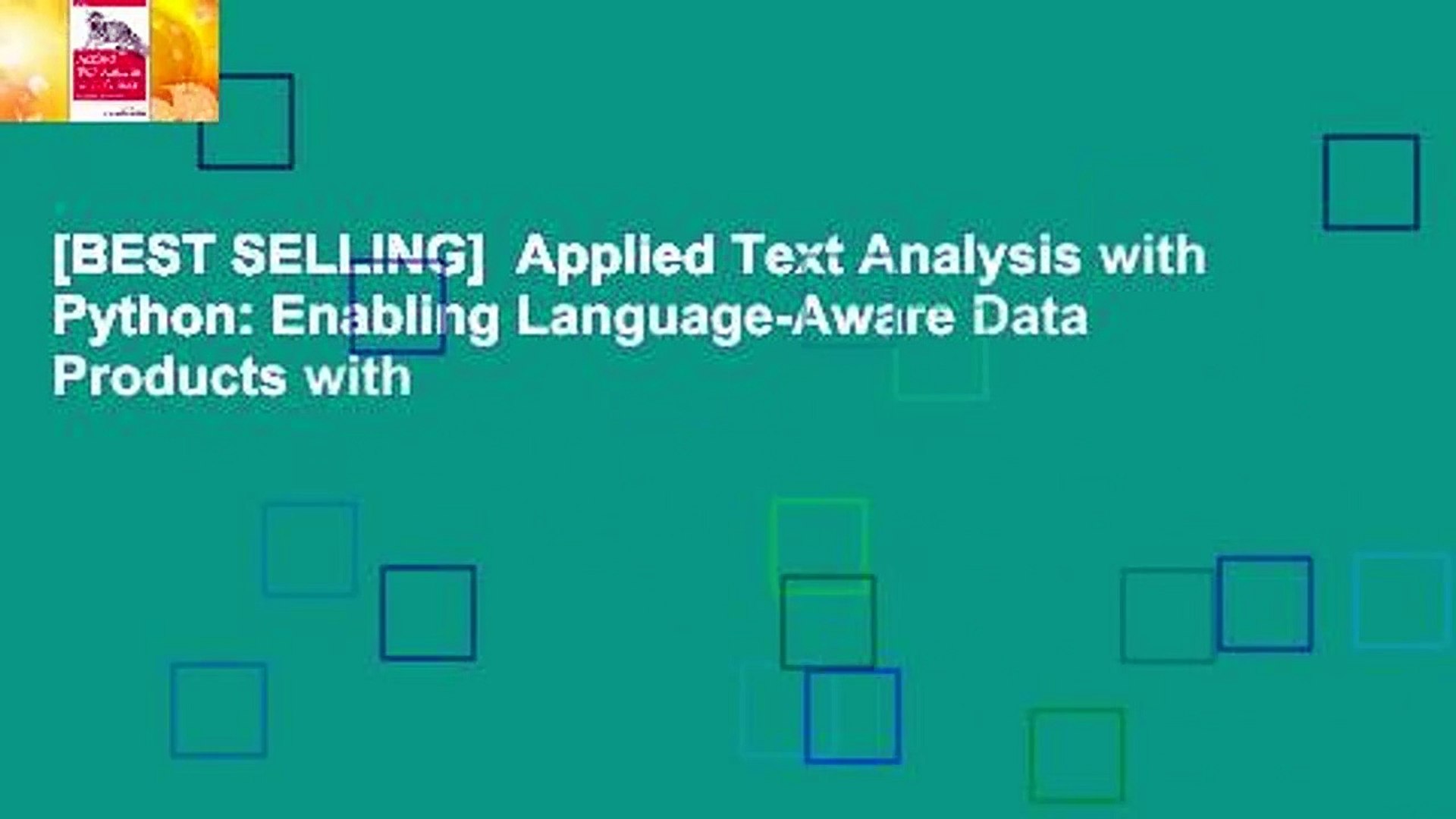 applied text analysis with python