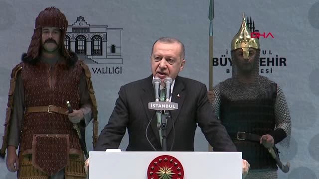 CUMHURBAŞKANI ERDOĞAN İSTANBUL FETİH KUTLAMALARI PROGRAMINDA KONUŞTU