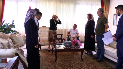 Türkiye'den doğuştan engelli Üsküplüye ev bağışı - ÜSKÜP