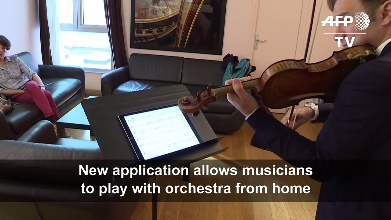 Innovative music app allows musicians to play in orchestra from home