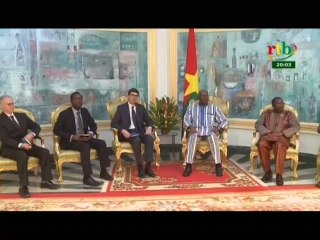 RTB/Audience du président de la république avec plusieurs personnalités dont un émissaire du FMI