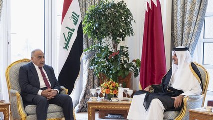 رئيس الوزراء العراقي: نسعى لإقامة علاقات مميزة مع قطر