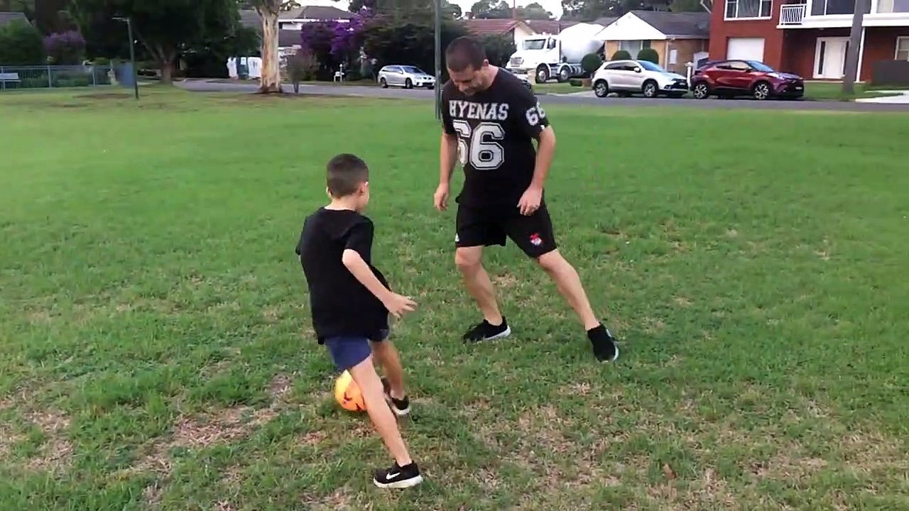 FATHER SON SOCCER PRACTICE Best Football Skills 2019