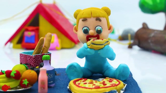 LUKA BABY POLICE STOPS MARTIANS ABDUCTING THE GOOD DINOSAUR Play Doh Cartoons For Kids