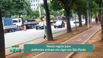 Novas regras para patinetes entram em vigor em São Paulo