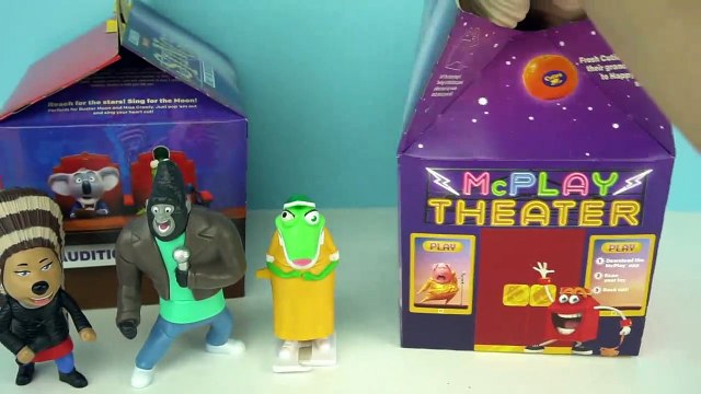 Sing Movie Toys from Mc Donald's Happy Meal + Free Games McPlay App