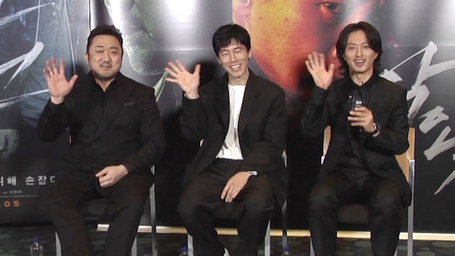 [Showbiz Korea] Ma Dong seok(마동석) & Kim Moo yul(김무열)'s Interview for movie ‘The Gangster, The Cop, The Devil(악인전)'