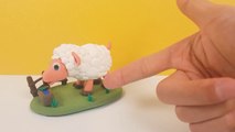 Farm animals #1 - Clay Sheep For Kids - How To Make A Clay Sheep - Clay modeling