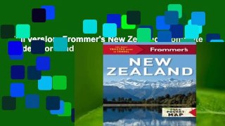 Full version  Frommer's New Zealand (Complete Guide)  For Kindle
