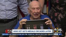 WWII veteran gets medal