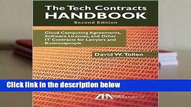 Full E-book The Tech Contracts Handbook: Cloud Computing Agreements, Software Licenses, and