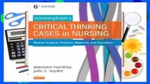 [GIFT IDEAS] Winningham's Critical Thinking Cases in Nursing: Medical-Surgical, Pediatric,