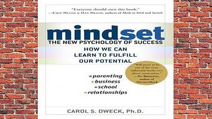 About For Books  Mindset: The New Psychology of Success  Review