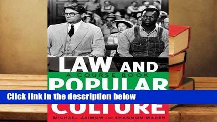 Full version  Law and Popular Culture: A Course Book (2nd Edition)  Review