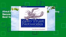 About For Books  Zero Trust Networks: Building Secure Systems in Untrusted Networks  Best Sellers