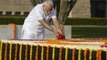 PM Modi ने शपथ से पहले Mahatma Gandhi, Atal Bihari Vajpayee, Martyrs को किया नमन  | वनइंडिया हिंदी