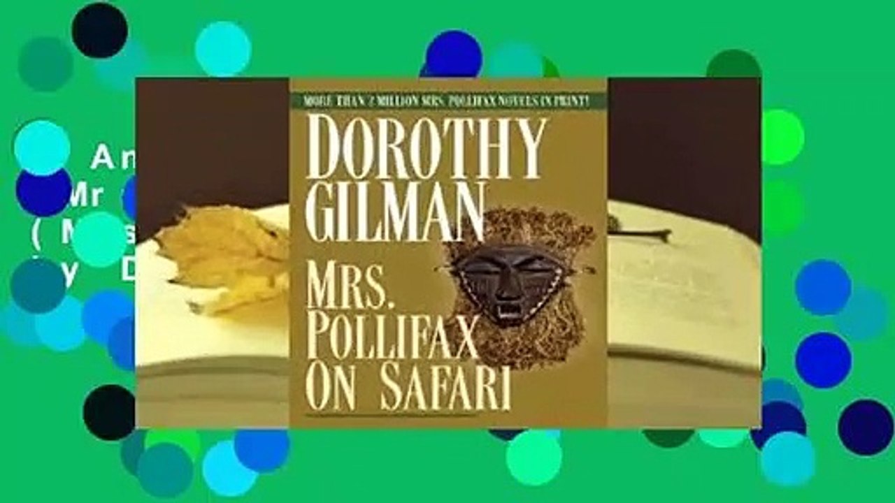 Any Format For Kindle  Mrs. Pollifax on Safari (Mrs. Pollifax, #5) by Dorothy Gilman