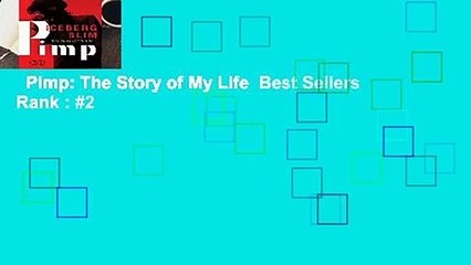 Pimp: The Story of My Life  Best Sellers Rank : #2
