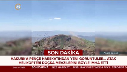 Doçka mevzileri böyle imha etti