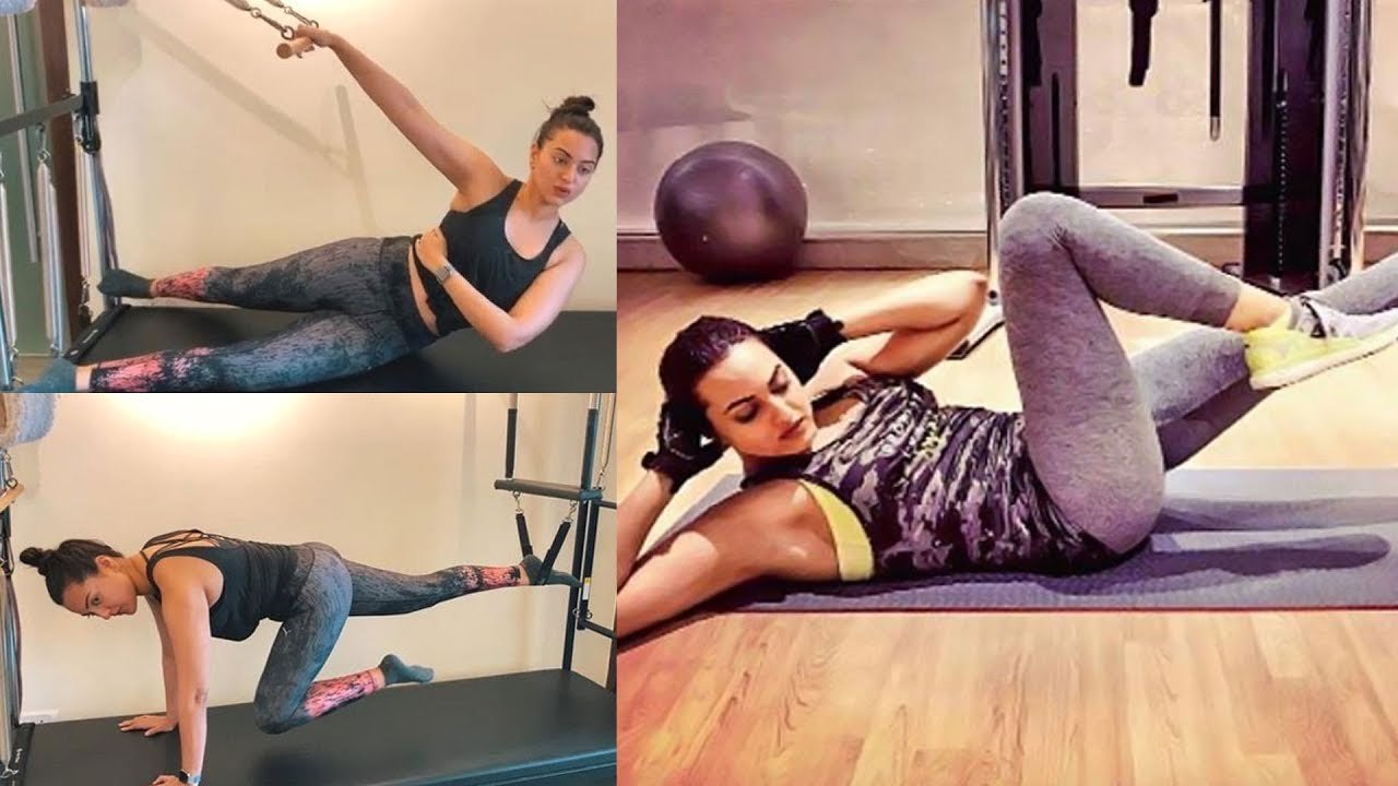 Sonakshi Sinha HEAVY And HARDCORE workout Video