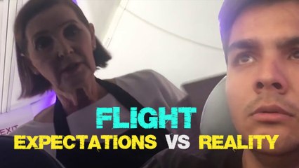 Air-hostess expectations vs reality