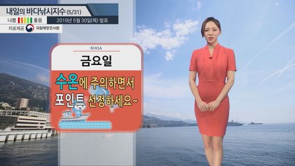 [내일의 바다낚시지수] 5월 31일 바람 많이 불고 수온 편차 커 물고기 입질 예민할 듯  / YTN