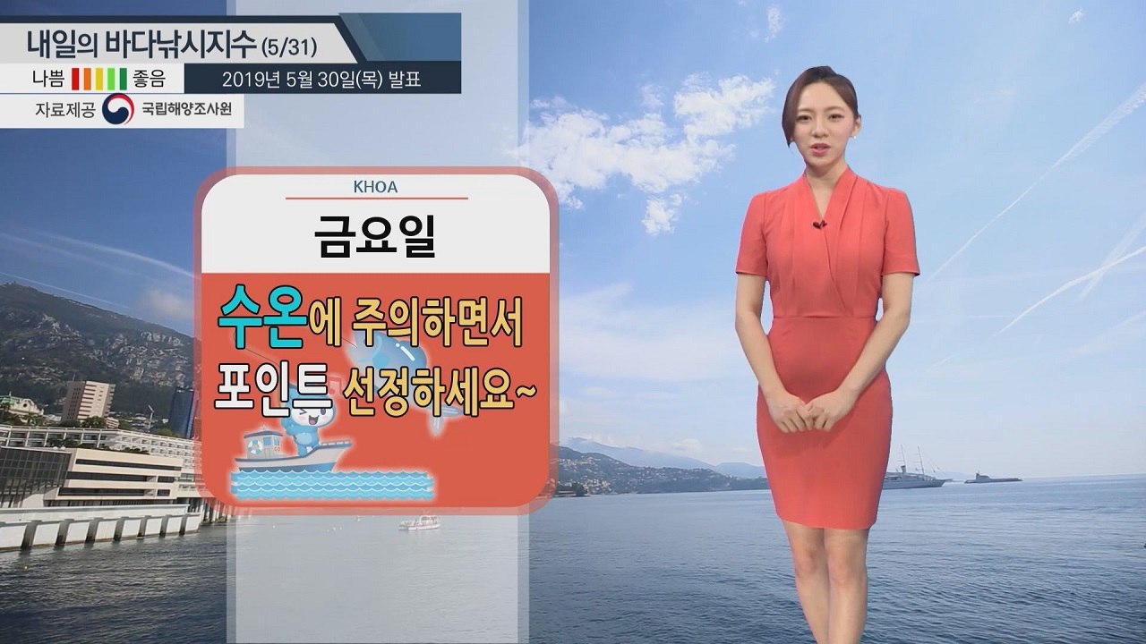 [내일의 바다낚시지수] 5월 31일 바람 많이 불고 수온 편차 커 물고기 입질 예민할 듯  / YTN