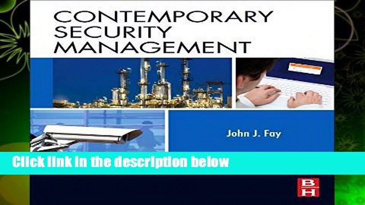 Full E-book  Contemporary Security Management  For Free