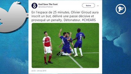 Twitter sous le charme d’Olivier Giroud après sa superbe finale