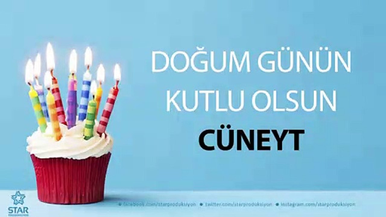 İyi ki Doğdun CÜNEYT - İsme Özel Doğum Günü Şarkısı