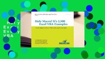 Any Format For Kindle  Holy Macro! It's 2,500 Excel VBA Examples: Every Snippet of Excel VBA