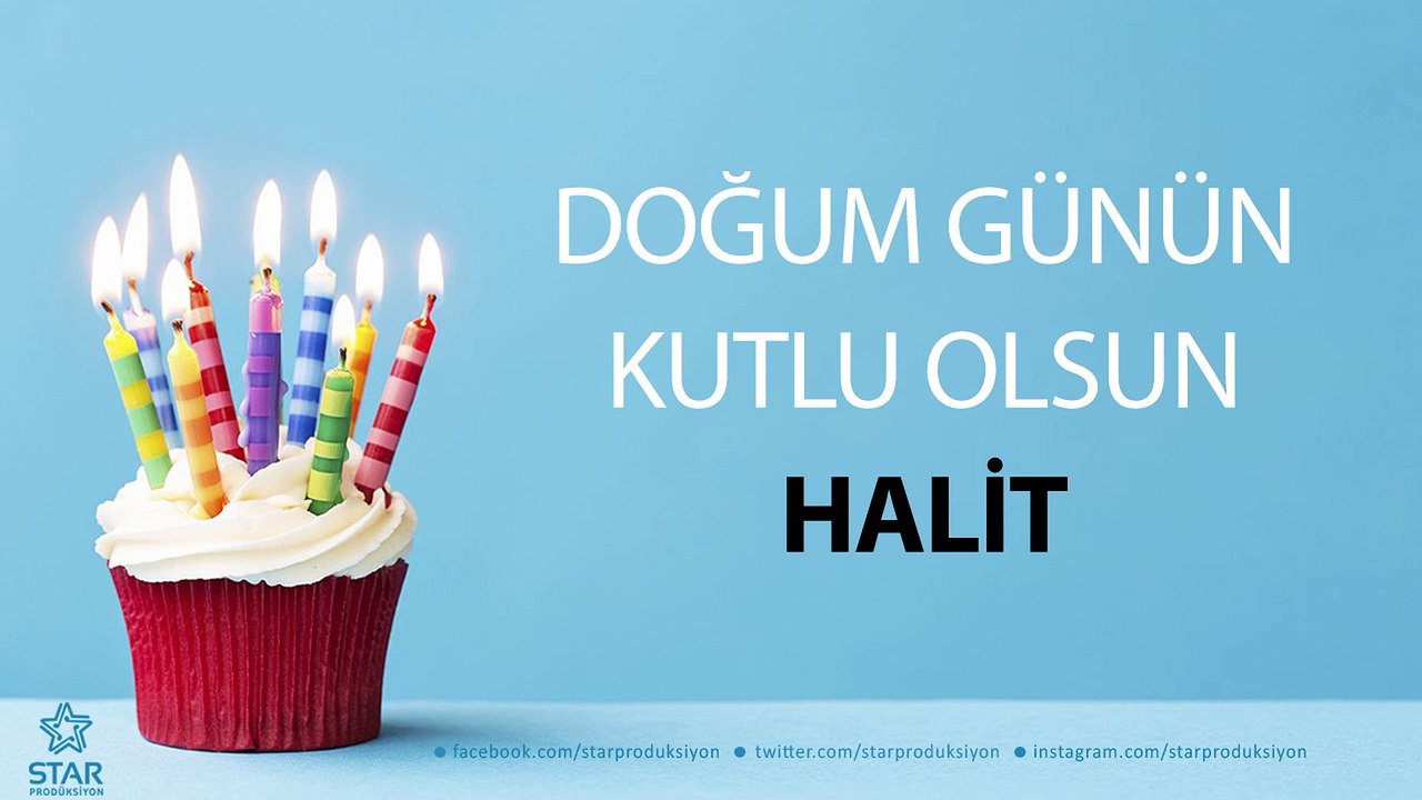 İyi ki Doğdun HALİT - İsme Özel Doğum Günü Şarkısı