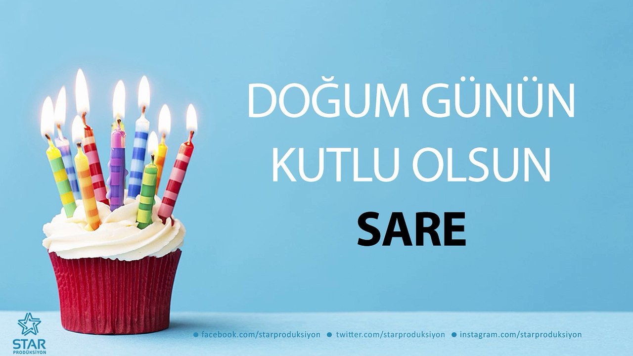 İyi ki Doğdun SARE - İsme Özel Doğum Günü Şarkısı