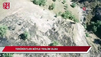 Video herunterladen: 8 şehidin faili teröristler işte böyle teslim oldu